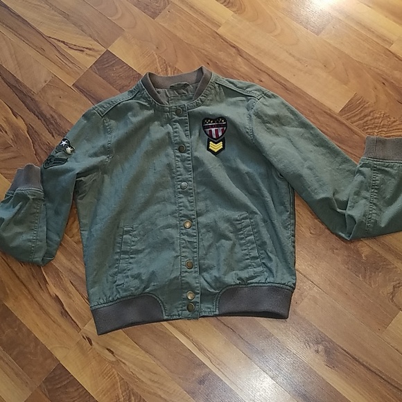 Bethany Mota Jackets & Blazers - BETHANY MOTA Jean Field JACKET Women Green Large